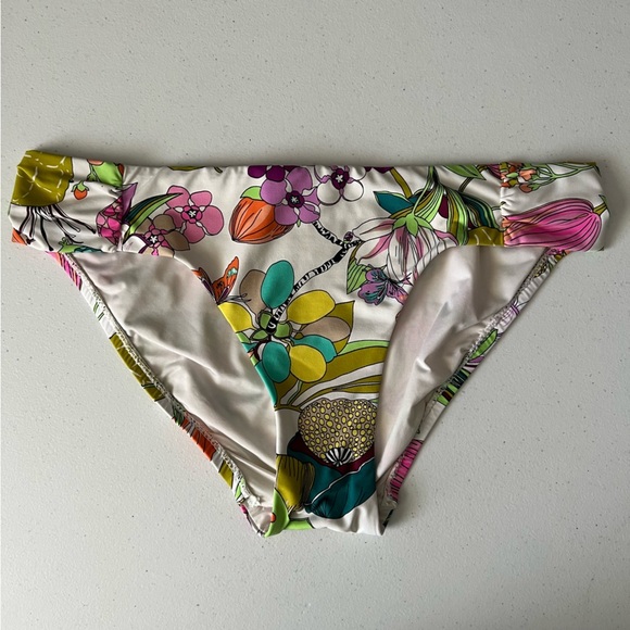 Trina Turk Key West Botanical Hankerchief Scarf Tankini Top & Shirred Bottom 6 - Picture 6 of 16